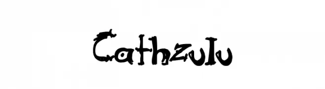 Cathzulu  les polices de caractères gratuit tlcharger