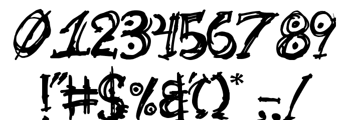 Cathzulu Font Alte caractere