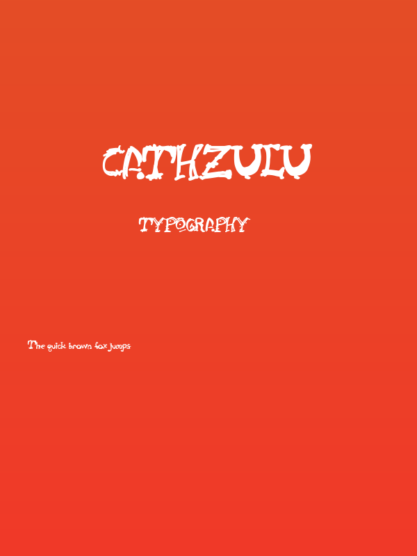 Cathzulu Poster
