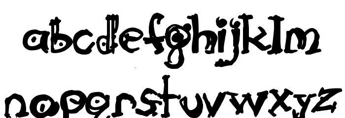 Cathzulu Font Litere mici