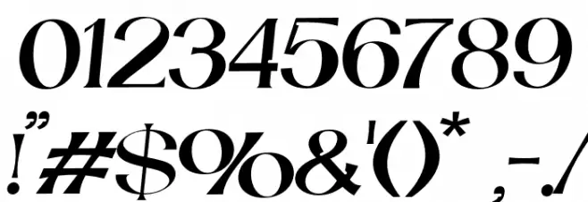 Catilde-Italic Font OTHER CHARS