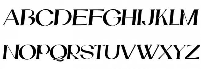Catilde Italic 字体 大写