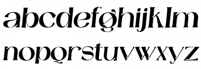 Catilde Italic फ़ॉन्ट लोअरकेस