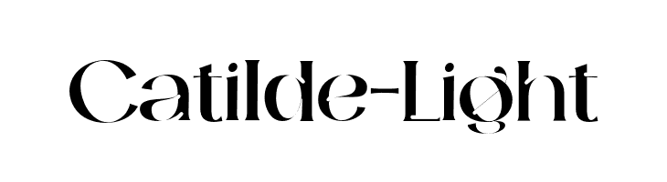 Catilde-Light  免费字体下载
