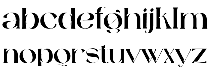 Catilde Light Font LOWERCASE