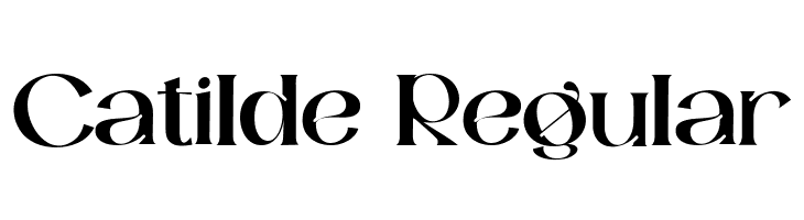 Catilde Regular  Descarca Fonturi Gratis