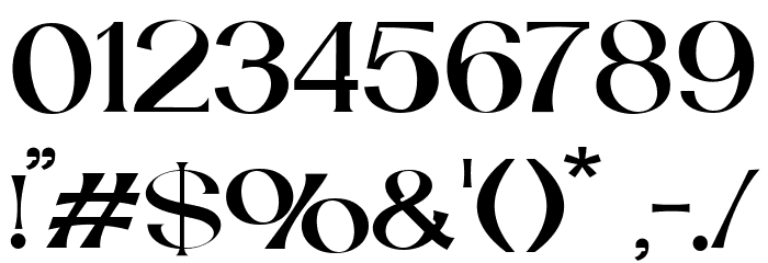 Catilde Regular Font OTHER CHARS