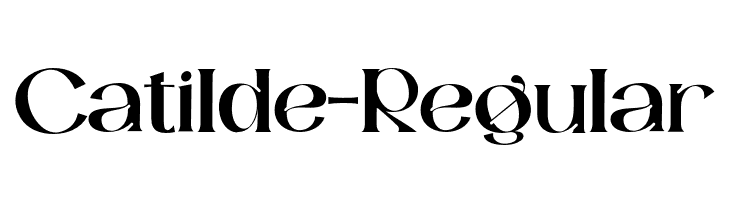 Catilde-Regular  नि: शुल्क फ़ॉन्ट्स डाउनलोड