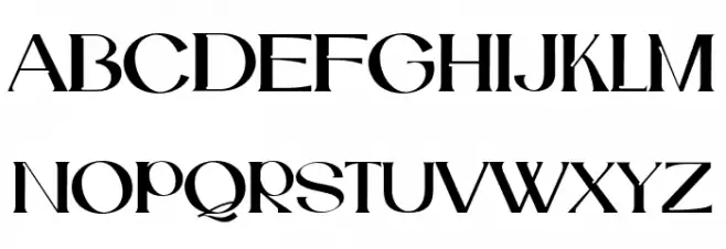 Catilde-Regular Font UPPERCASE