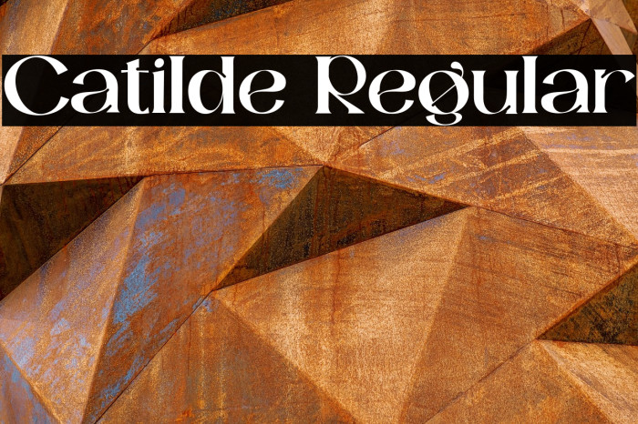 Catilde Regular Example 1