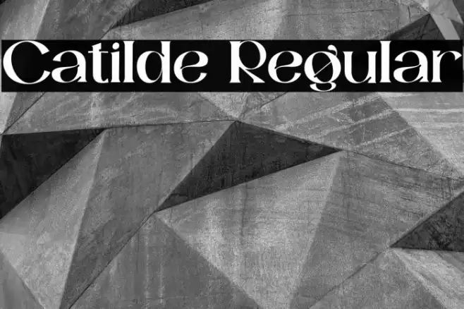Catilde Regular Font examples