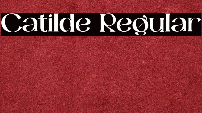 Catilde Regular Example 3