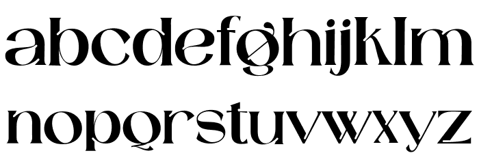 Catilde Regular Font LOWERCASE