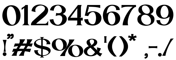 Catilde Semi Bold Font OTHER CHARS