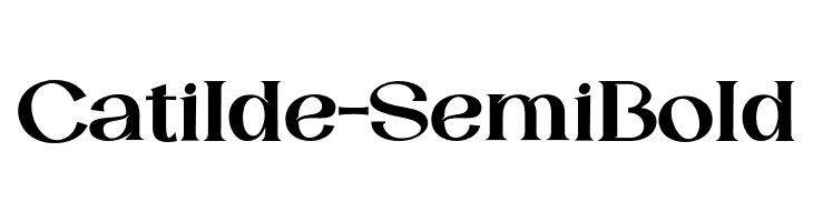 Catilde-SemiBold  les polices de caractères gratuit tlcharger
