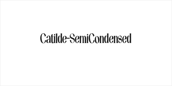 Catilde-SemiCondensed Logo