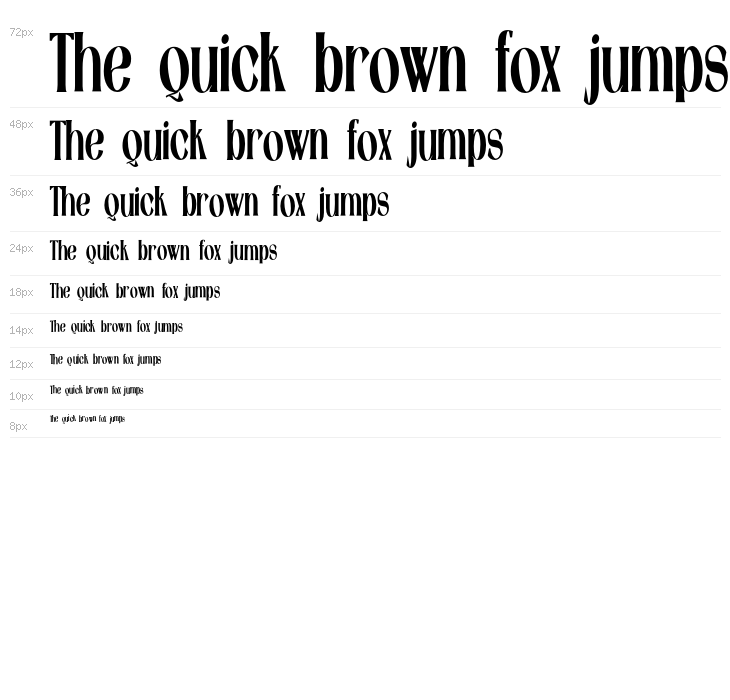 Catilde-SemiCondensed Waterfall