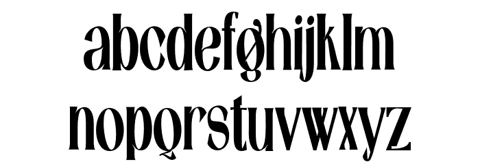 Catilde-SemiCondensed Font LOWERCASE