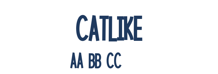 Catlike Font Preview
