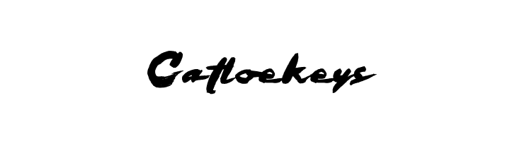 Catloekeys  नि: शुल्क फ़ॉन्ट्स डाउनलोड