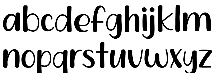 Catread Schriftart Kleinbuchstaben