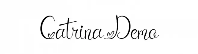CatrinaDemo  Frei Schriftart Herunterladen