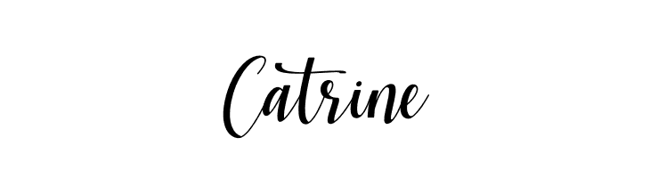 Catrine  baixar fontes gratis