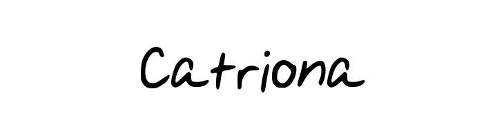 Catriona  Descarca Fonturi Gratis