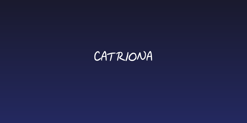 Catriona Social Header