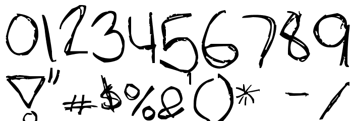 Cat's Awesomely Awesome Font Font OTHER CHARS