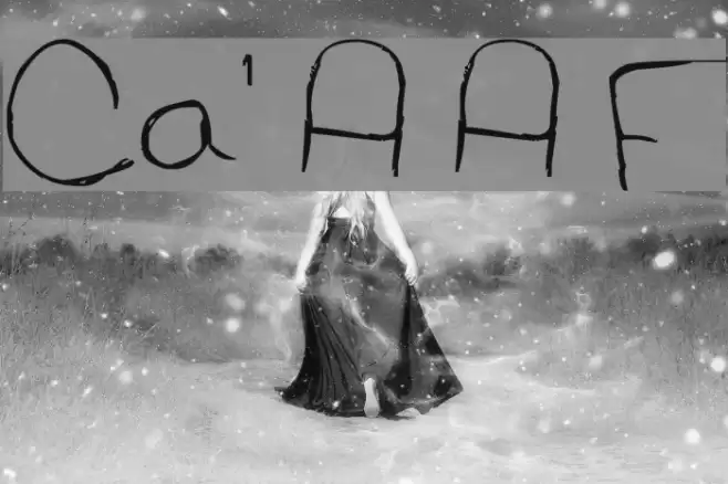 Cat's Awesomely Awesome Font Font examples