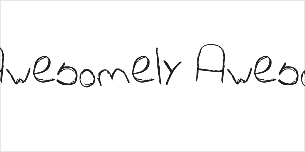 Cat's Awesomely Awesome Font Logo