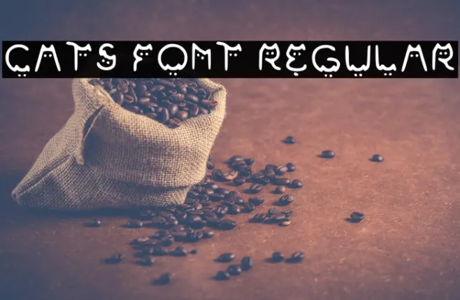 Cats Font Regular Example 3