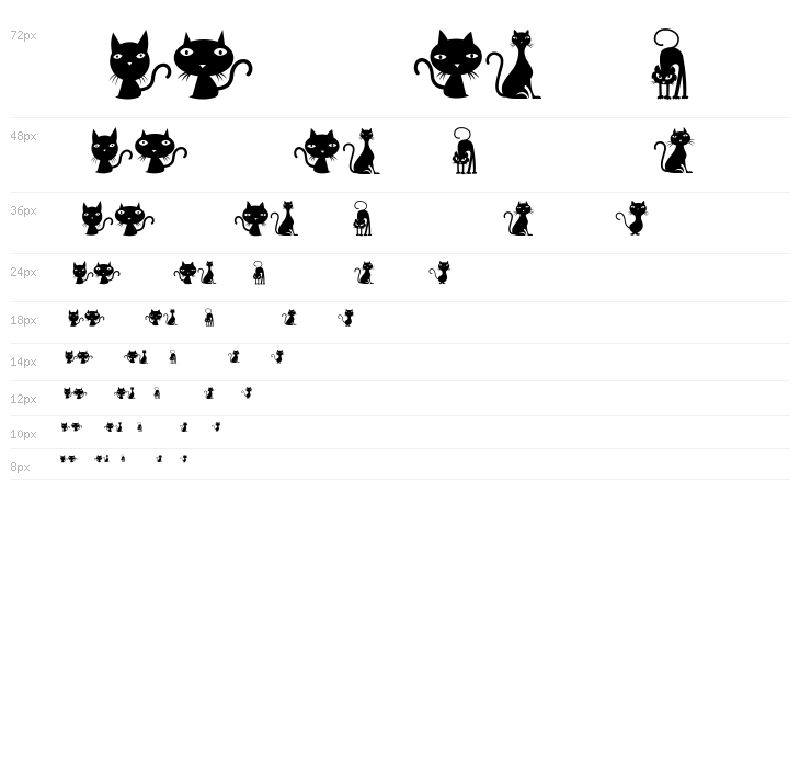 Cats Regular Waterfall