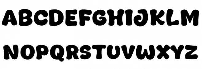 Cats Show Schriftart Groß
