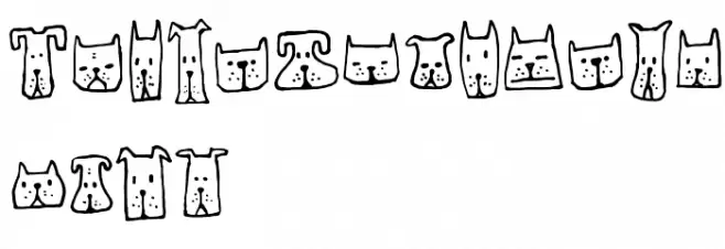 Cats and Dogs Regular Font OTHER CHARS