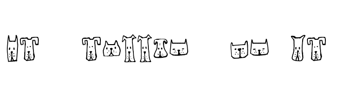 Cats and Dogs Regular Шрифта