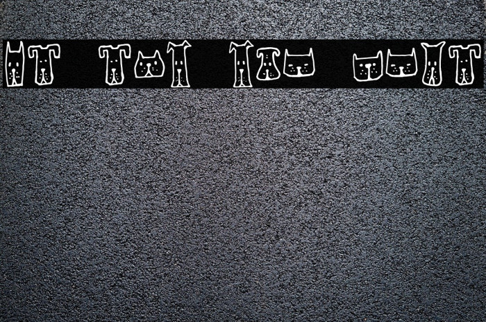 Cats and Dogs Regular Font examples