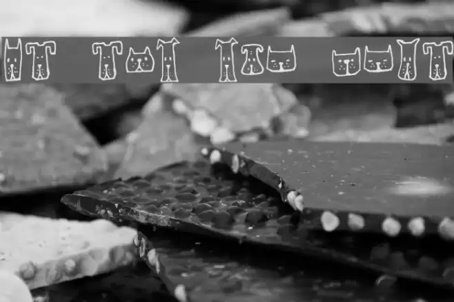 Cats and Dogs Regular Font examples