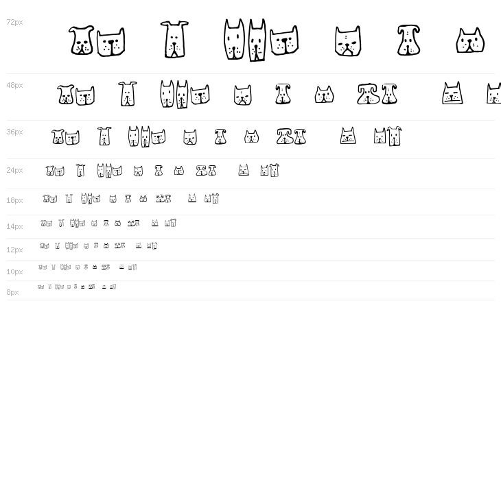 Cats and Dogs Regular Waterfall