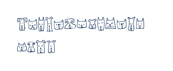 Cats and Dogs Regular Lowercase