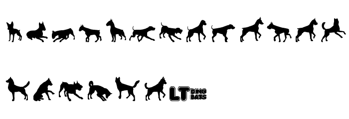 Cats vs Dogs LT Font LOWERCASE