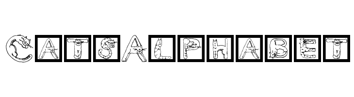 CatsAlphabet  font caratteri gratis