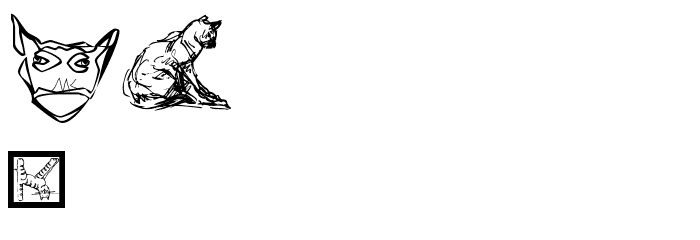 CatsAlphabet Font OTHER CHARS