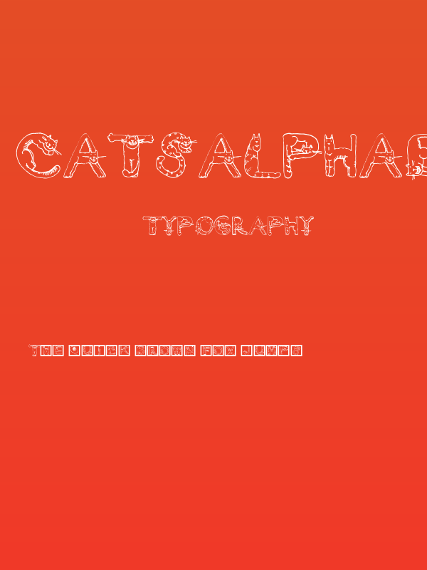 CatsAlphabet Poster