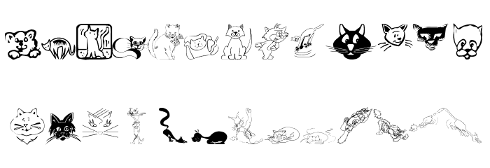 CatsCats Font LOWERCASE