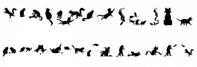 CatsCo Schriftart Groß