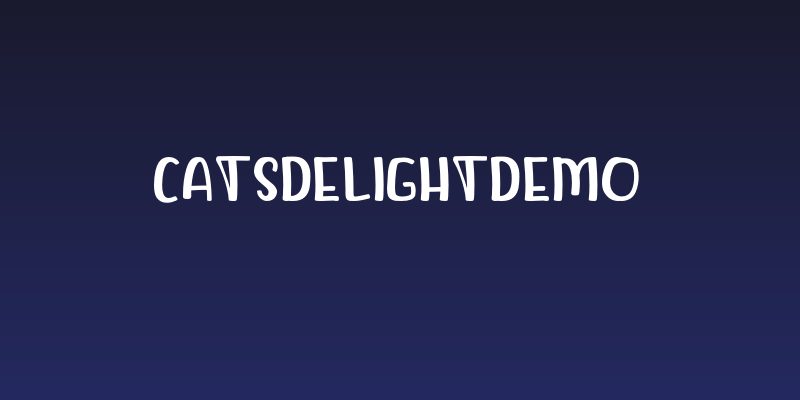 CatsDelightDEMO Social Header
