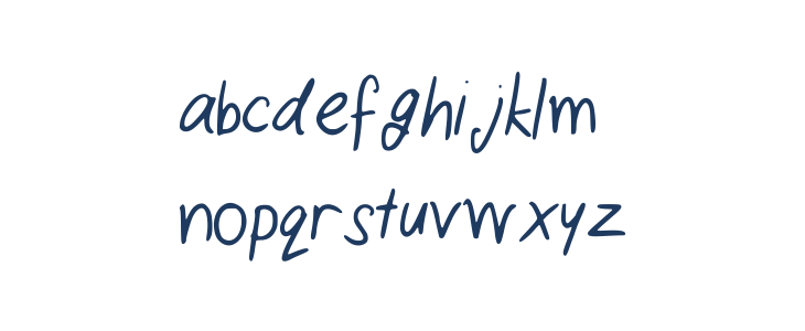 CatsHandwriting Lowercase