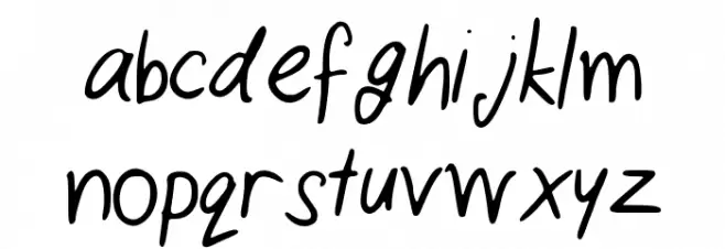 CatsHandwriting خط أحرف صغيرة